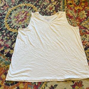 Pick 5/$15 Roaman’s white tank top 2X